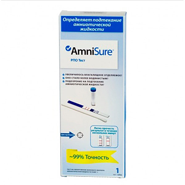 Тест-набор AmniSure Rom Test для диагностики подтекания околоплодных вод.